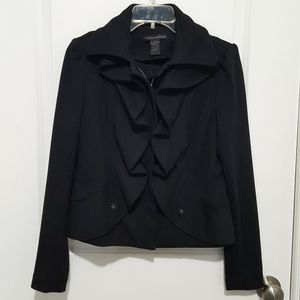 Cute Jacket with Ruffle & Button Details, size 8